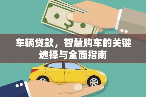 延川车辆贷款，智慧购车的关键选择与全面指南