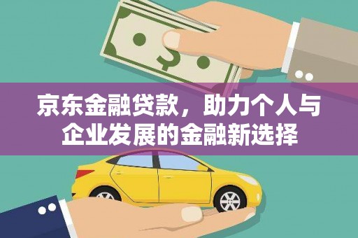延川京东金融贷款，助力个人与企业发展的金融新选择