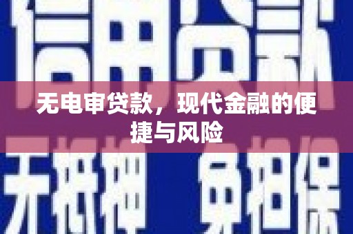 延川无电审贷款，现代金融的便捷与风险