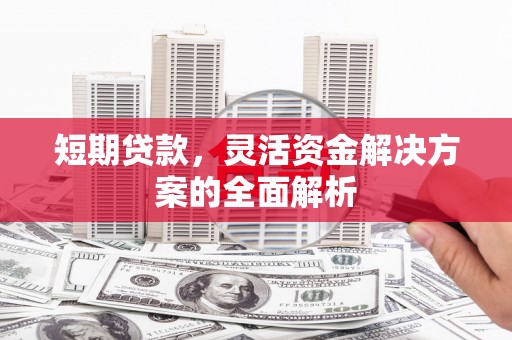 延川短期贷款，灵活资金解决方案的全面解析
