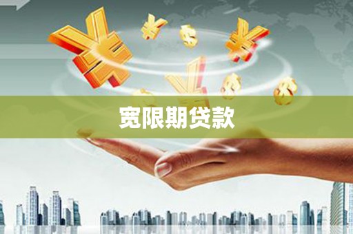 延川宽限期贷款
