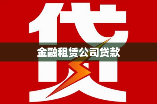 延川金融租赁公司贷款