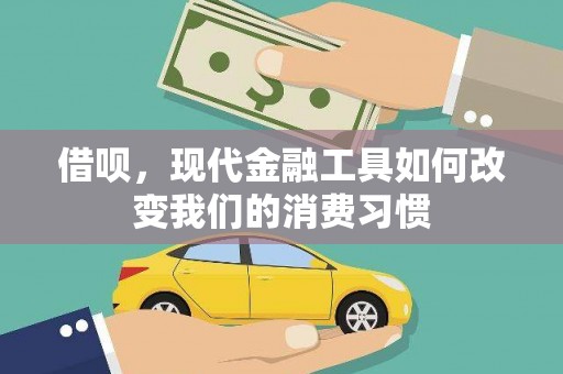 延川借呗，现代金融工具如何改变我们的消费习惯