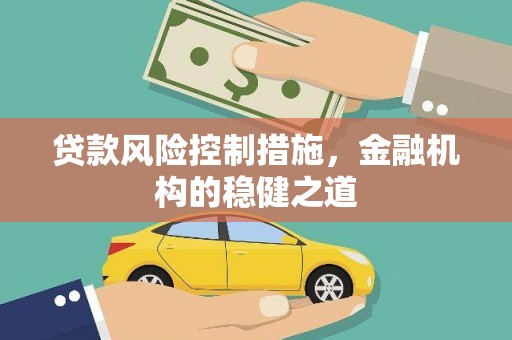 延川贷款风险控制措施，金融机构的稳健之道