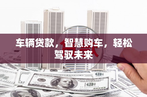 延川车辆贷款，智慧购车，轻松驾驭未来