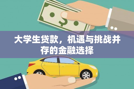 延川大学生贷款，机遇与挑战并存的金融选择