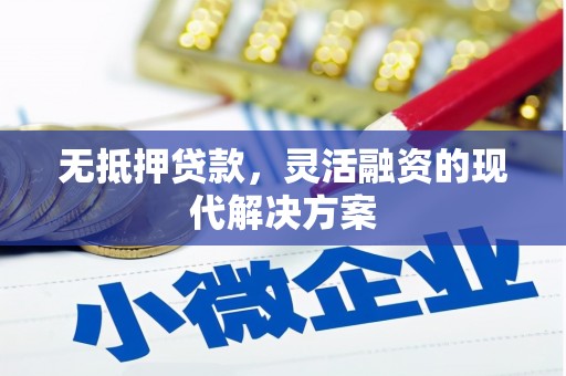 延川无抵押贷款，灵活融资的现代解决方案